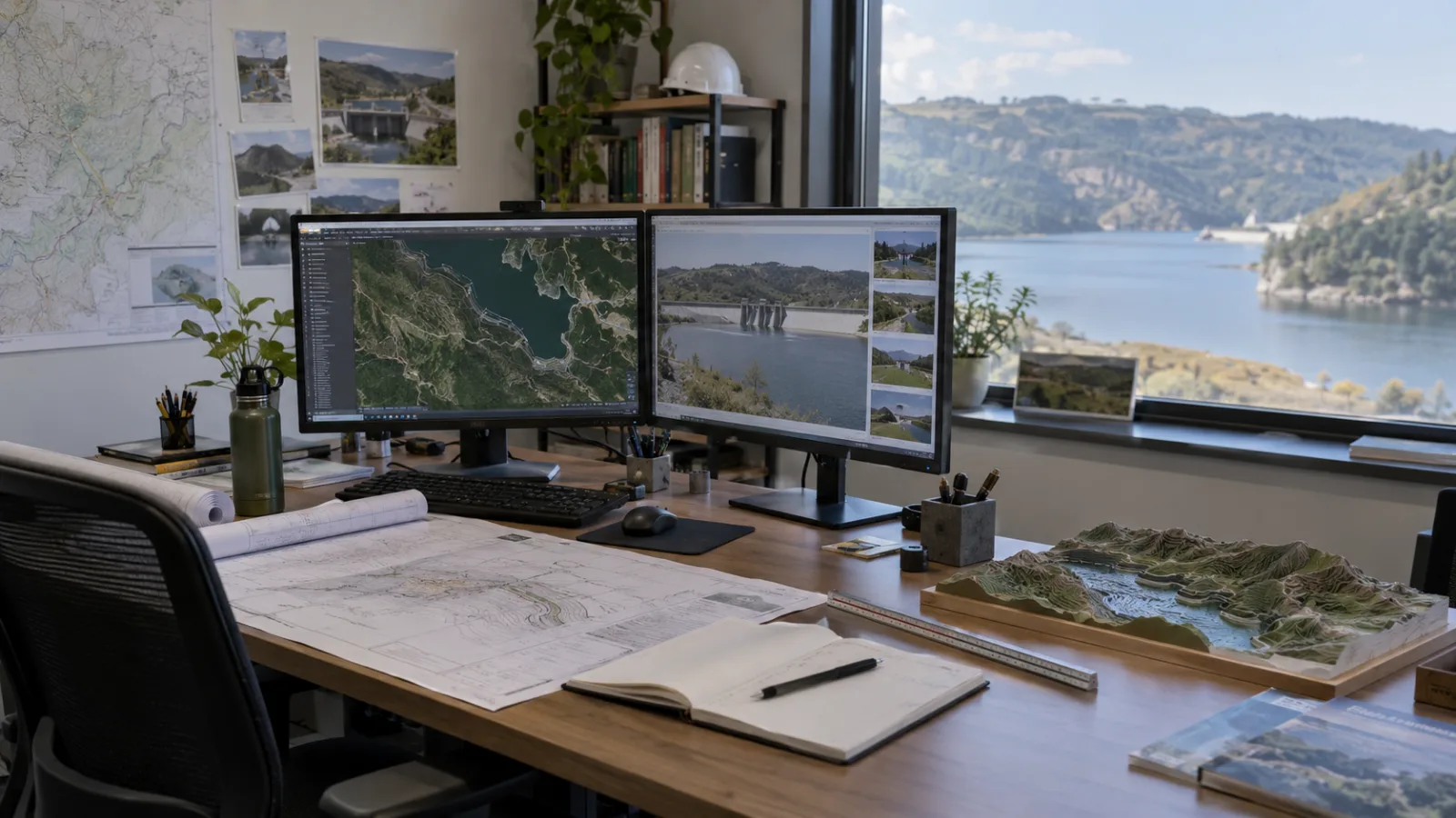 Pantallas con sistemas de información geográfica